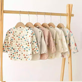 Pink Panda - Toddler & Baby Long Sleeve Waterproof Apron Smock Bib.